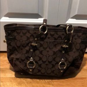 Authentic Brown Coach tote